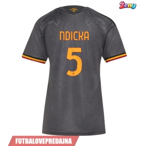 Lacne Ženy Futbalové dres AS Roma Evan Ndicka #5 2026-27 Krátky Rukáv - Tretina